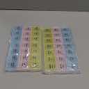 7 Day Pill Organizer 3 Times a Day, Morning noon and Night Pill Box, Weekly Pill Organizer 3 Times a Day, Travel Medicine Pill Box, 7 Day Pill Case 3X a Day, Travel Weekly Pill Case (2 Pack)