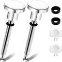 2 Pack Tub Spout Diverter Repair Kit, Bathtub Diverter Spout Adapter Kit to Fix Leaky Bathtub Faucet, Leak-Proof Bathtub Faucets Repair Replacement Parts