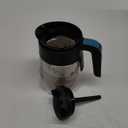 12 Cup Coffee Pot Replacement for Ninja Coffee Maker CFP101 CFP201 CFP301 CFN601 CFP250A CFP300 CFP307, Glass Carafe Replacement with Brew-Through Lid, Ninja Coffee Pot Replacement with Sturdy Handle