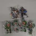 KLUKGE 6-Packs Turtles Action Figures 4.7 Inches Turtles Toys Multi-Jointed Movable Cartoon Turtle Toy Set Birthday Gifts for Friends and Fans