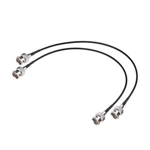 Superbat 3G SDI Cable 75 Ohm BNC Male to Male Black RG179 SDI Video Cable 12inch for Professional Camcorders, Supports HD-SDI/3G-SDI/4K/8K (2-Pack)