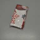 Kawani Winter Snowman Snowflake Pillow Covers 18x18 Inch Red Christmas Throw Pillow Covers Set of 2 Xmas Winter Holiday Pillowcases Cotton Linen Cushion Covers for Couch Home Decor