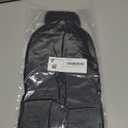 Womens Winter Knitted Beanie Hat, Knitted Soft Ski Cuff Cap with Pom Pom Warm Fleece Lined Hat (Black)