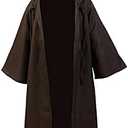 Jila Men Knight Gothic Fancy Dress Halloween Masquerade Cosplay Costume Robe Cloak, size 130