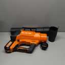 Leaf Blower Cordless - 580CFM/160MPH Electric Leaf Blower, 2 X 4.0Ah Battery and Charger with 3 Speed Modes, for Lawn, Yard, Sidewalk, Garage Cleaning