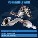 Catalytic Converter Compatible with 2007-2017 Compass, 2.4L, 53968