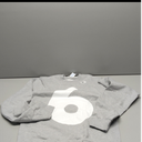 6 Number Six Seven 67 Gen Alpha Slang Funny Meme Matching Sweatshirt  small Grey