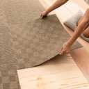 Mohawk Home 24" x 24" Indoor/Outdoor 0.25" Pile Height, Peel and Stick Carpet Tile, Brown Polyester, (15 Tiles) (60 sqft/Box)