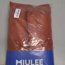 MIULEE Burnt Orange Linen Curtains 84 Inch Length for Bedroom Living Room, Soft Thick Linen Textured Window Drapes Terracotta Rust Boho Fall Decor Semi Sheer Light Filtering Back Tab 2 Panels