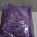 Natural Torino Cowhide Throw Pillows with Poly Insert | Accent Pillows Handcrafted from 100% Cow Hide, Purple, Set of 2, 18 in x 18 in