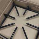 Upgraded WB31K10016 WB31K10015 Grates Replacement Parts for GE Stove Grate Cast Iron Grate Kenmore Hotpoint Gas Range Grate General Electric Cooktop Burner Grate Stove Top Parts Metal Rack 4Pcs