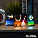 VONADO Light Kit Compatible with Lego Tales of The Space Age, DIY Lighting Compatible with Lego 21340 Building Set (No Model), Lights Compatible with Lego Space 3D Postcards for Astronomy Lovers