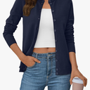 LILLUSORY Women's Cardigan Sweaters 2025 Lightweight Fall Oufits Clothes Fashion Trendy Long Sleeve Tops Casual Jackets, Size XL