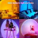 Sunset Lamp Projector with APP and Button Control, Multicolor Changing Projection Light Sunlight Lamp for Bedroom, Photography, Party, Tiktok Live, Room Decor