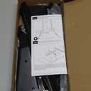 Universal TV Stand, Metal TV Legs for 20-65 inch LCD/LED/OLED/Plasma Flat&Curved Screen TV Height Adjustment with VESA 75x75mm to 800x500mm Max ML1760 (Black)