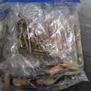 Bunk Bed Twin Over Twin, Wood Bunk Bed Frame with Ladder, Full-Length Bed Rail, Slats, House Shaped Bunk Bed Frame for Dormitory and Bedroom, Space Saving, No Box Spring Needed, Grey