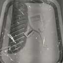 BNOSDM Collapsible Small Cat Litter Box for Kittens Open Potty Pan Foldable Cat Toilet with Scoop Senior Kitty Travel Shallow Litters Boxes Anti-Splash Waterproof Grey 17.7"13.4"