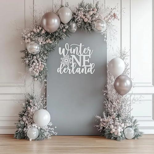 Winter Onederland Sign for backdrop,Wooden Girl or Boy First Birthday Wall Decorations for Baby Shower Party, Winter Wall Decor, photo booth