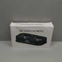 Heated Cat Bowl for Outdoor Cats, Outdoor Heated Pet Bowl with Raised Brackets to Protect Pet's Neck, 56 OZ Heated Water Food Bowls for Kitty Feral Cat, Provide Warm Water and Food in Winter.