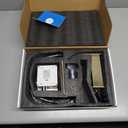 Touchless Bathroom Faucet Touchless Bathroom Sink Faucet with Control Box, Automatic Sensor Vanity Faucets and Temperature Mixer Hole Cover Plate for Easy Installation (Waterfall, Gold)