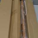 2 Pack Wood Curtain Rods for Windows 30 to 56 Inch, Adjustable Decorative 1'' Heavy Duty Metal Curtain Rod with Modern Faux Wood Grain Finials, Rustic Farmhouse Bedroom Boho Drapery Pole