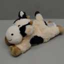 Cuckool Cow Stuffed Animals, Microwavable Stuffed Animals Adorable Fluffy Cow Plush for Warmth & Comfort, Heatable Coolable Lavender Scent Toys, Cute Soft Plushies Cow Gift for Kids Boys Girls & Adult