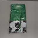 Buryeah 6 Pcs Soccer Themed Tablecloths 54 x 108 Inches Disposable Plastic Table Cover Supplies Rectangular Game Day Tablecloth Field for Tailgate Sports Party (Modern Soccer)