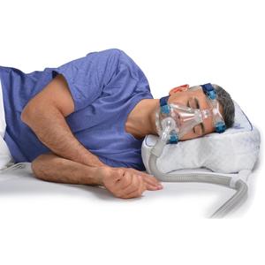Contour CPAPMax 2-in-1 Cooling Plush CPAP Comfort Pillow - Reduce Air Leaks, Hose Tangles, Mask Discomfort & Adjust Thickness, for Side, Stomach, Back Sleepers, All Masks - Works 1st Night (Original)