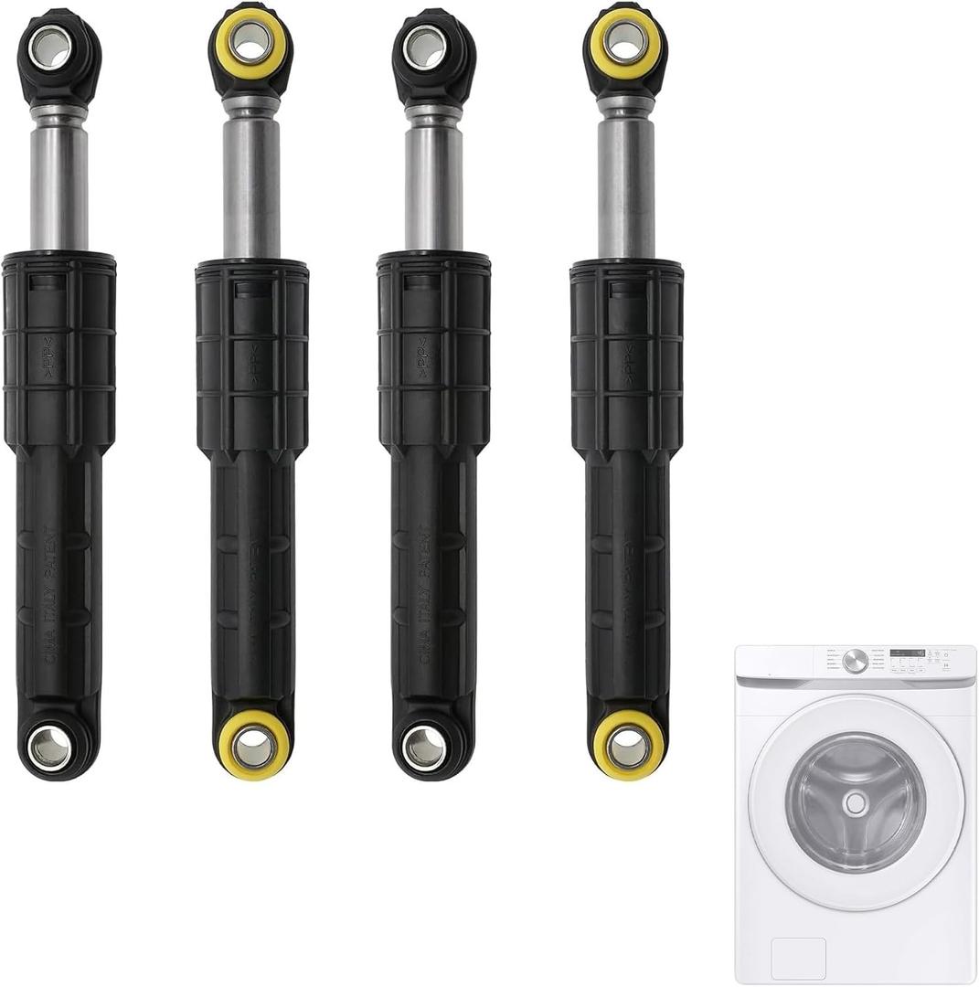Washer Shock Absorber DC66-00470A & DC66-00470B Compatible with Samsung Washing Replaces DC66-00470A, DC66-00470B, AP4206426, DC66-00650C, DC66-00650D, 2020946, PS4212219, AP4456255 etc (Pack of 4)