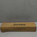 Aureday Phone Tripod, 92" Cell Phone Stand with 15" Gooseneck, Remote and Phone Holder, Overhead & Selfie Stick for Recording/Watching/Vlog, Compatible with iPhone Android (Black)