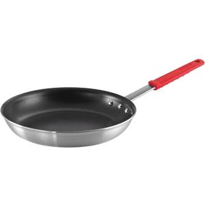 Tramontina Professional 12-Inch Non Stick Large Frying Pan, Heavy-Gauge Aluminum Skillet with Reinforced Nonstick Coating, Red Handle, Dishwasher and Oven Safe