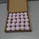 Hooqict Baseball Stress Ball 25 Pack Mini Baseballs Small Foam Sports Ball Stress Relief Squeeze Toy for Kids Sports Birthday Party Supplies Classroom Goodie Bag Stuffers