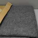 Veken 6 Ft Round Non Slip Cushioned Rug Pad Gripper, Felt and Silicone Backing, 1/4 inch Thick Carpet Liner for Hardwood Floors and Finishes, Under Area Rugs Anti Skid Mat, Keep Rugs Safe and in Place