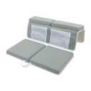 Bath Kneeler and Elbow Rest Pad, Bath Kneeler Pad,Non Slip,Quick Dry,Bath Tub Elbow Pad Kneeling Pad for Bath Time