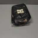 2 x Father's Day Gift: Personalized Crossbody Bag - Initial White H, Black