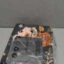 3x5 Area Rug, Floral Black Washable Rug for Entryway, Non Slip Flower Area Rugs, Soft Low Pile Indoor Doormat Small Carpet, Rugs for Living Room Bathroom Bedroom Nursery Kitchen Dining Room