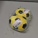 2 x Soccer Hackys Footbag Sacks, Soft Plush Footbags for Adults,Durable Fleece Juggling Balls, for Foot Coordination Training, Stress Relief Toy, Design for Indoor & Outdoor Play