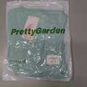 PRETTYGARDEN Women's Spring Fall Babydoll Peplum Blouse Shirt Puff Long Sleeve Bow Tie Front Trendy Cute Y2K Going Out Tops (Green, L)