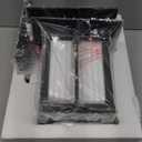 Retro Outdoor Wall Light for House, Outdoor Lighting Fixtures Wall Mount with Ribbed Glass, Soptted Black Aluminum Exterior Wall Lantern for Front Porch Garage Patio (12.2''H, 1 pc)