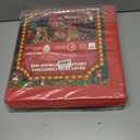 WDZREE Large Christmas Ornament Storage Box,4 Tier Holds Up to 128 Holiday Ornaments 3-Inch, Xmas Decorations Accessories Bag with Dual Zipper Closure,Made of Durable 600D Oxford Fabric (Red)