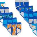 Hanes Boys' Brief Underwear, Cotton Underwear for Boys, No Ride-Up Briefs, 6 and 10 Packs (4T)