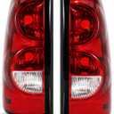 Tail Lights Rear Lamp Compatible With 2003 2004 2005 2006 Chevy Silverado 03 Silverado 04 Silverado 05 Silverado 06 Silverado Brake Lamp Driver Side And Passenger Side (Black Trim)
