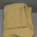 Nestl California King Duvet Cover Set with Comforter Insert - Camel Gold 4 Piece 104x98 Duvet Cover & 2 Pillow Shams with White Quilted Down Alternative Comforter, Ultra Soft, All Season