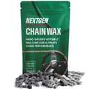 Hot Melt Bike Chain Wax, 500 g Melt Inside Boiler Bag to Lubricate Chain with No Mess - Protects Chain, Reduces Friction, Chain Lube with Paraffin Wax, Nano Tungsten Disulfide for Smooth, Quiet Rides