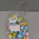 BEISHIDA 40 Pcs Foam Ball Cake Toppers with Sticks Mini Cake Decorations for Birthdays, Weddings, Baby Showers, DIY Baking Supplies, Anniversary Party (Pastel Color)