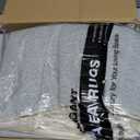 Soalmost 5x7 Area Rugs Beige Low Pile Indoor Washable Trendy Faded Style Rugs for Bedroom Living Room Dining Room Foldable Non-Slip Thin Print Home Office Mat