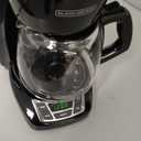 BLACK+DECKER 12-Cup Digital Coffee Maker, Programmable, Washable Basket Filter, Sneak-A-Cup, Auto Brew, Water Window, Keep Hot Plate, Black