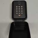 Portable Key Lock Box, Waterproof Sturdy Lock Box for Keys with Code, Hide a Key Outside, 12-Digit Combination Lockbox Resettable Code Key Safe for Home, Office, Apartment, Warehouse