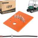 10L0L Golf Cart Speed Control Movable Wiper Contact Switch with Speed Switch Accelerator Board for EZGO Electric 1965-1981, OEM 16177-G1, 71750-75, 14898-G1