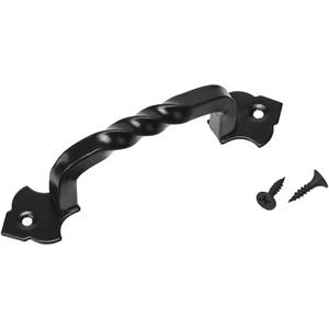 TP-96BLK 4-1/2" Rustic Black Cabinet Hardware Twist Handle Pull- 96mm Hole Centers - 10 Pack TP-96BLK 4-1/2" Rustic Black Cabinet Hardware Twist Handle Pull- 96mm Hole Centers - 10 Pack